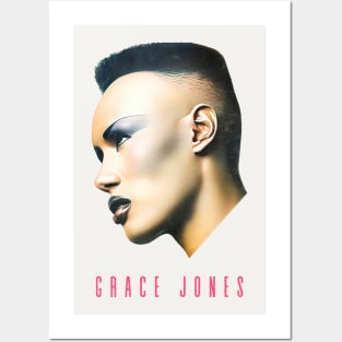 Grace Jones  //  80s Faded Style Aesthetic Design Posters and Art